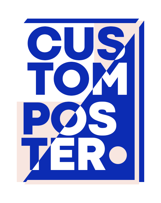Logo custom poster personnalise