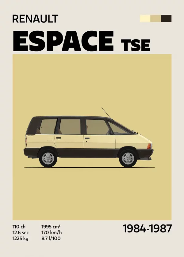 Affiche Youngtimer – Espace TSE