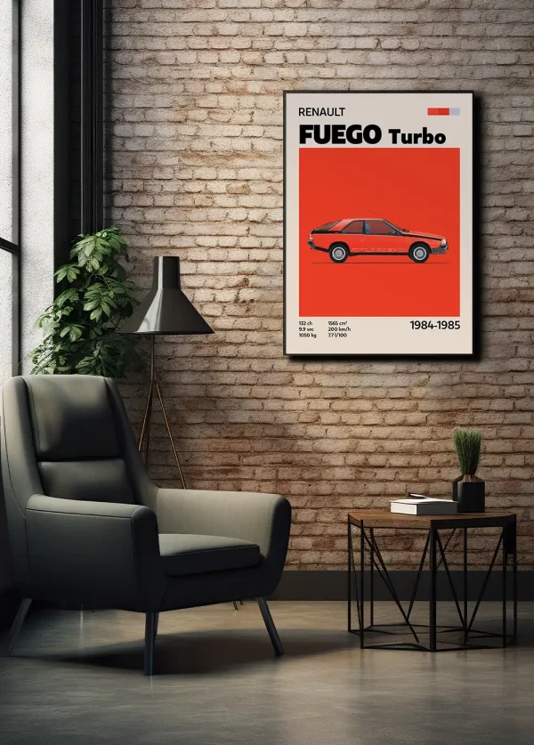 Affiche Youngtimer – Fuego Turbo