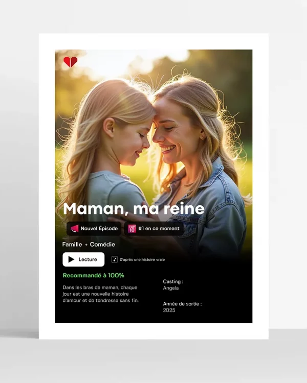 Poster Film Netflix personnalisé