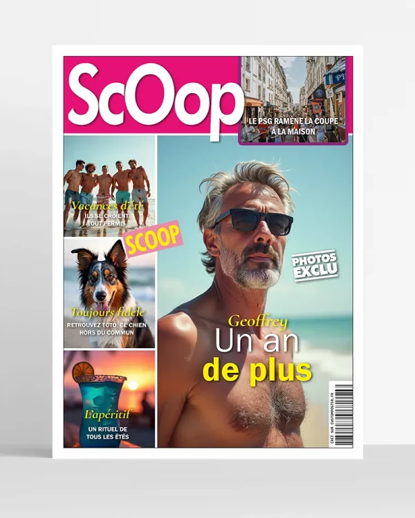 poster magazine people personnalisé