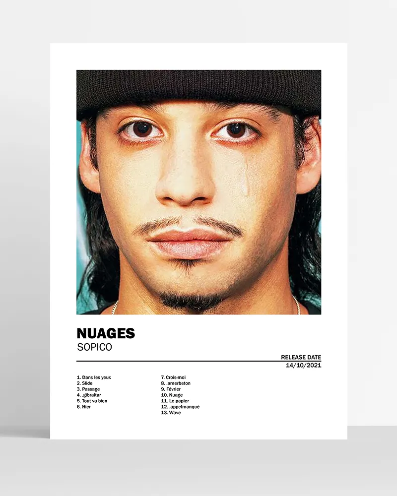 poster album pochette personnalisé