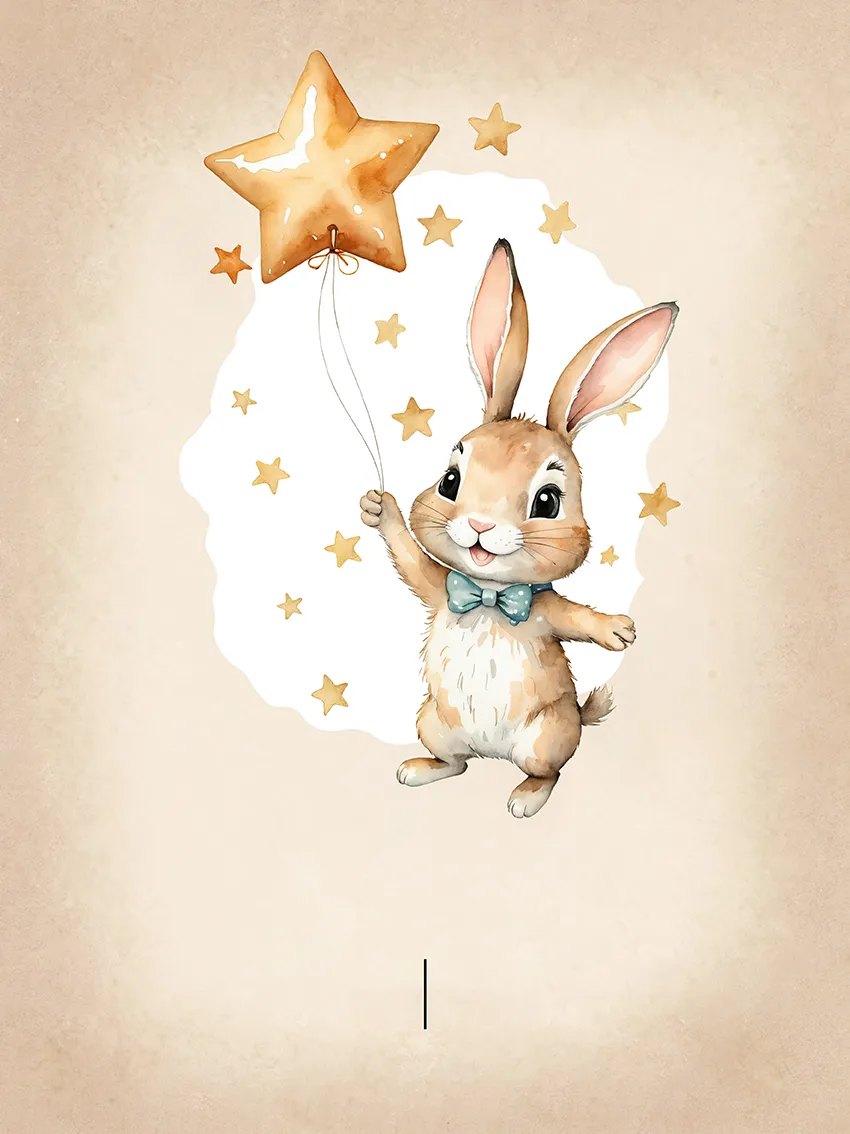 prenom ballon lapin