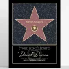 Poster étoile Walk of Fame personnalisé